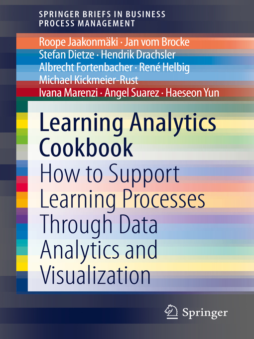 Title details for Learning Analytics Cookbook by Roope Jaakonmäki - Available